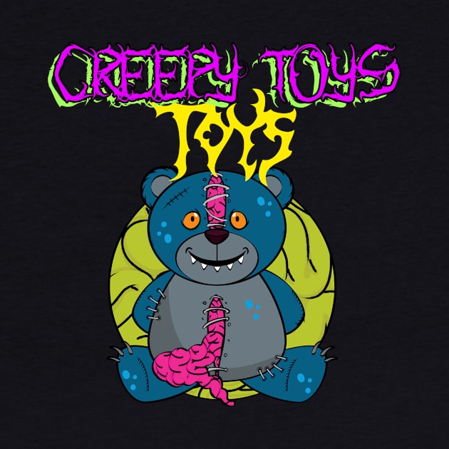 Creepy Toys by Vintage Oldschool Apparel 